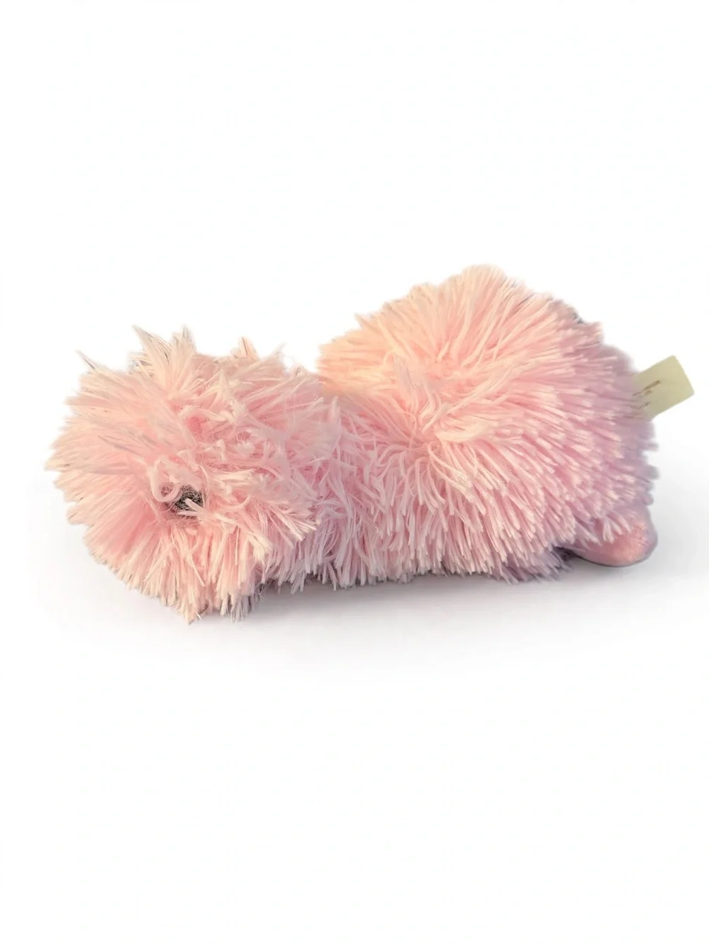 Dan Dee Pink Shaggy Plush - Long Hair Goose Gosling Sparkle Glitter Eyes - 7